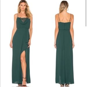 BCBG Emerald Gown NWT